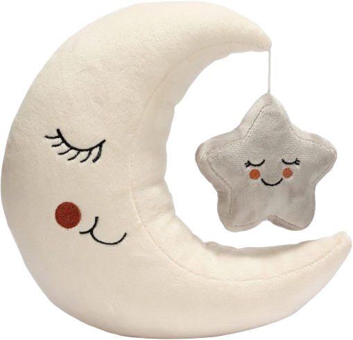 Goodnight Moon and Star Plush Stuffed Toy 