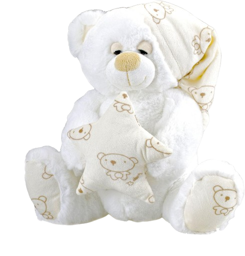 Good Night Plush Teddy Bear Star Stuffed Animal